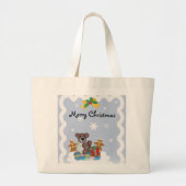 Little Beer Kerstmis Jumbo Canvas tas (Voorkant)