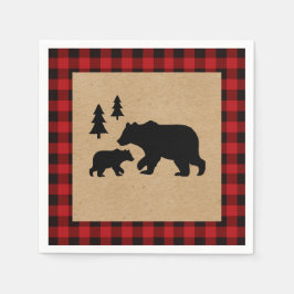 Little Beer Lumberjack Napkins Servet