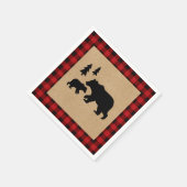 Little Beer Lumberjack Napkins Servet (Hoek)