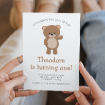 Little Beer Turing One Woodland First Birthday