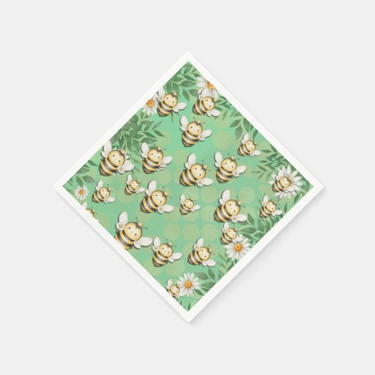 Little Bee's Buzz Napkins Servet (Hoek)