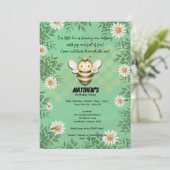 Little Bee's First Buzz: Eerste Verjaardag Kaart (Staand voorkant)