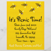 Little Bees Picnic Flyer (Voorkant)