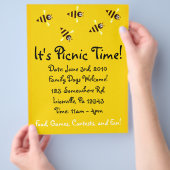 Little Bees Picnic Flyer (Hand)
