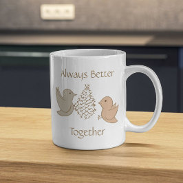 Little Beige Birdies - Better Together schattige v Koffiemok