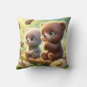 Little Beren Daisies 3 Kussen (Achterkant)