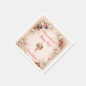 Little Berry Celebration 1st Birthday Servet (Hoek)