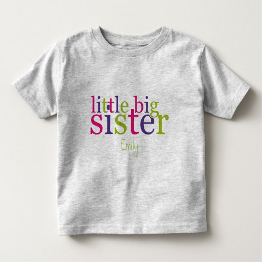 Little Big Sister T-shirts (Voorkant)