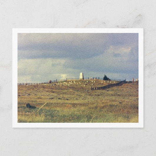 Little Bighorn Battlefield National Monument (foto Briefkaart (Voorkant)