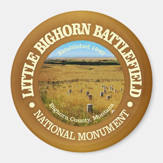 Little Bighorn Battlefield (NM) Magneet (Voorkant)