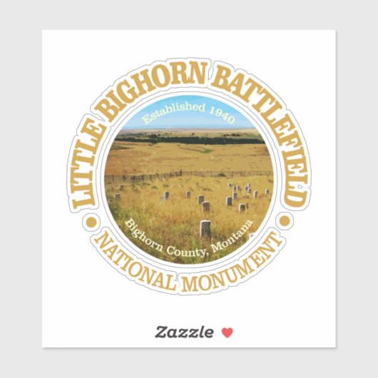 Little Bighorn Battlefield (NM) Sticker (Vel)