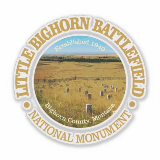 Little Bighorn Battlefield (NM) Sticker (Voorkant)