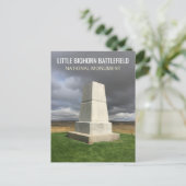 Little Bighorn Burial Monument Briefkaart (Staand voorkant)