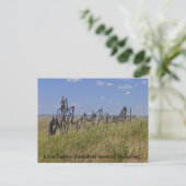 Little Bighorn-herdenkingspostkaart Briefkaart (Staand voorkant)