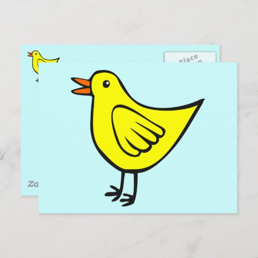 Little Bird 01 Briefkaart (Voorkant / Achterkant)