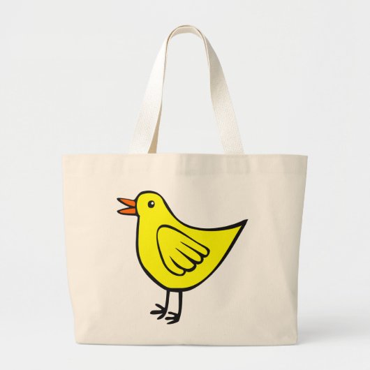 Little Bird 01 Grote Tote Bag (Voorkant)