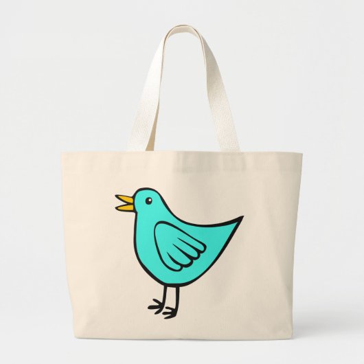 Little Bird 02 Grote Tote Bag (Voorkant)