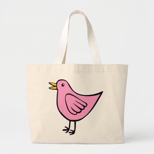 Little Bird 04 Grote Tote Bag (Voorkant)