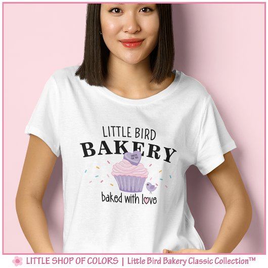 Little Bird Bakery Mooie Cupcake T-shirt