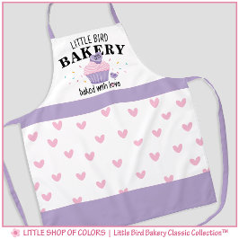Little Bird Bakery Roze Cupcake Schort