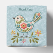 Little Bird Bloemgroen Bladeren Favoriete Doos Bedankdoosjes (Bovenkant)