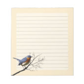 Little Bird Blue, Notitieblok (Voorkant)