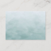 Little Bird Blue Pink Flowers Baby shower Informatiekaartje (Achterkant)