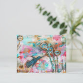 Little Bird Briefkaart (Staand voorkant)