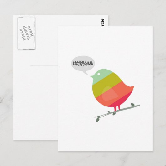 Little Bird Briefkaart (Voorkant / Achterkant)