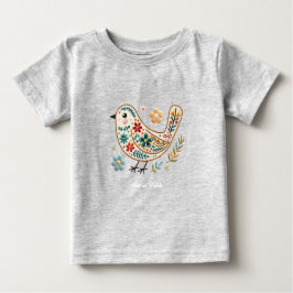 Little Bird Floral Baby T-shirt