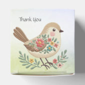 Little Bird Floral Gold Favoriet Box Bedankdoosjes (Bovenkant)