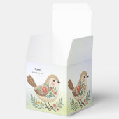 Little Bird Floral Gold Favoriet Box Bedankdoosjes (Geopend)