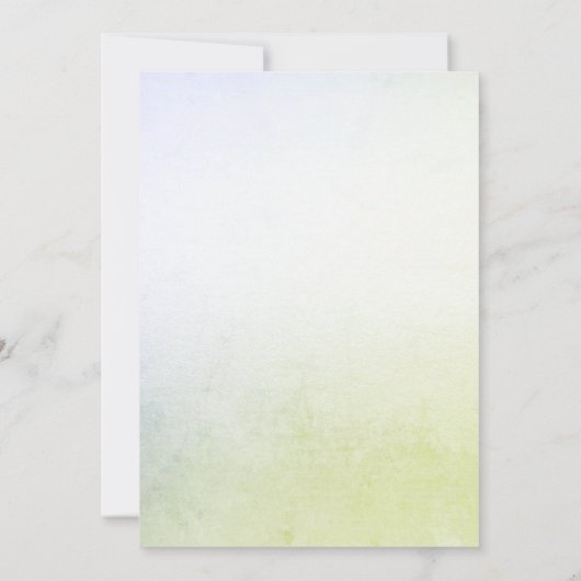 Little Bird Floral Gold verjaardagsfeestje uitnodi Kaart (Achterkant)