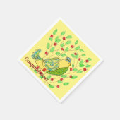 Little Bird Gefeliciteerd Napkins Servet (Hoek)