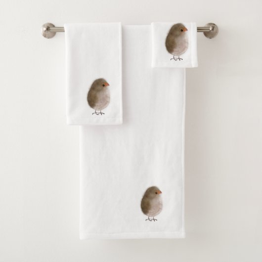 Little bird Handdoeken set. (Insitu)