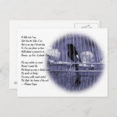 Little Bird in Cage Poem Briefkaart (Voorkant / Achterkant)