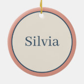 Little Bird Keramisch Ornament (Achterkant)