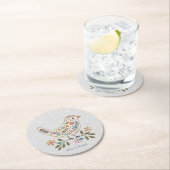 Little Bird Kleurrijk Bloempapier Onderzetter (Insitu)