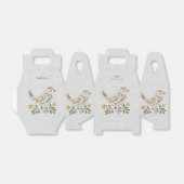 Little Bird Kleurrijke Bloemen Favoriet Doos Bedankdoosjes (Uitgevouwen)