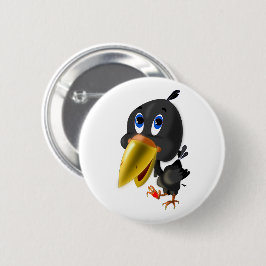 Little Bird met Heart Gift Button - Jouw kleuren