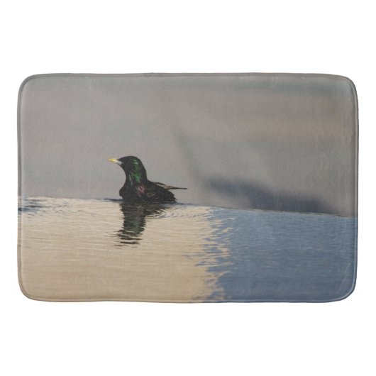 Little Bird on Water Badmat (Voorkant)