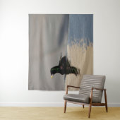 Little Bird on Water Wandkleed (In situ)