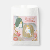 Little Bird Regenboog Roze Snoep Bedankzakje (Voorkant)