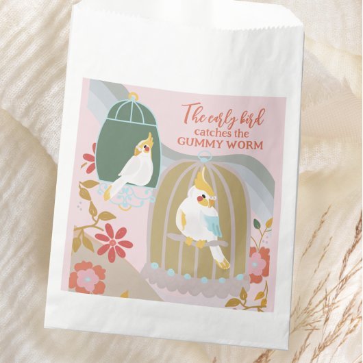 Little Bird Regenboog Roze Snoep Bedankzakje