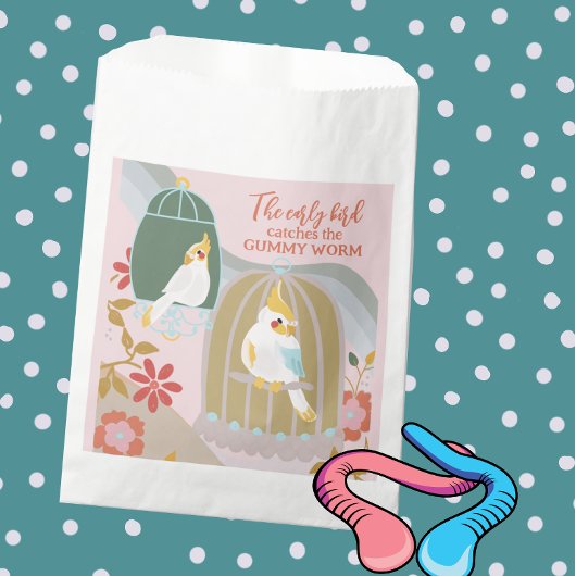 Little Bird Regenboog Roze Snoep Bedankzakje