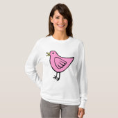 Little Bird - Roze T-shirt (Voorkant volledig)
