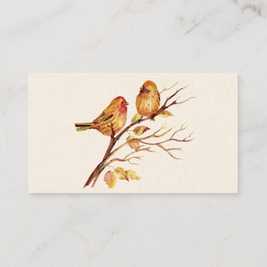 Little Bird Studio Custom Visitekaartje (Achterkant)