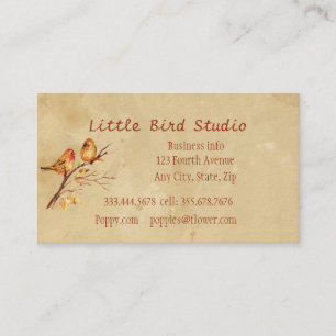 Little Bird Studio Custom Visitekaartje