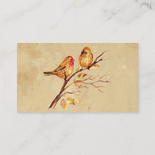 Little Bird Studio Custom Visitekaartje (Achterkant)