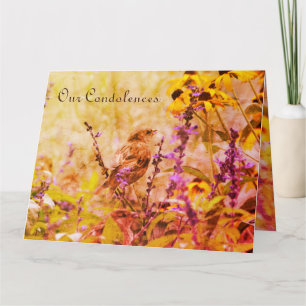 Little Bird Sympathy Kaart